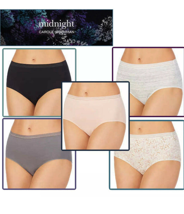 Midnight by Carole Hochman 5 Midnight Cotton Luxe Briefs Panty