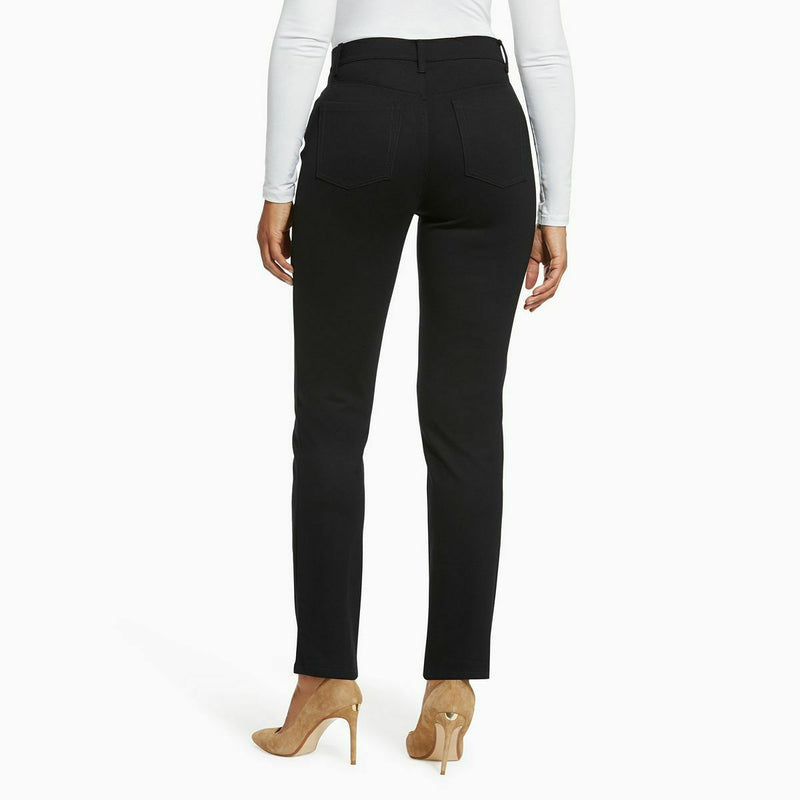 Gloria Vanderbilt Amanda Slim Knit Ponte Tapered Hight Rise Black