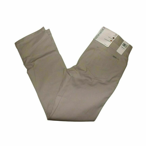 Calvin Klein Mens 5 Pocket Stretch Straight Leg Infinite Flex Waist Pants