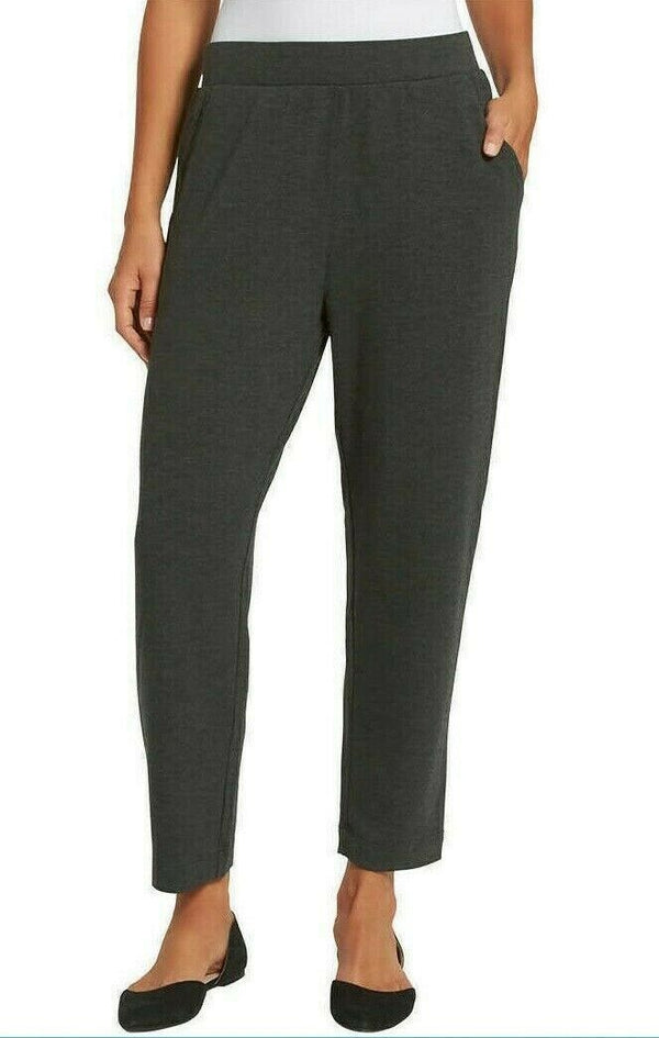 Jessica Simpson Carcie Black Pull on Knit Pant DARK GREY