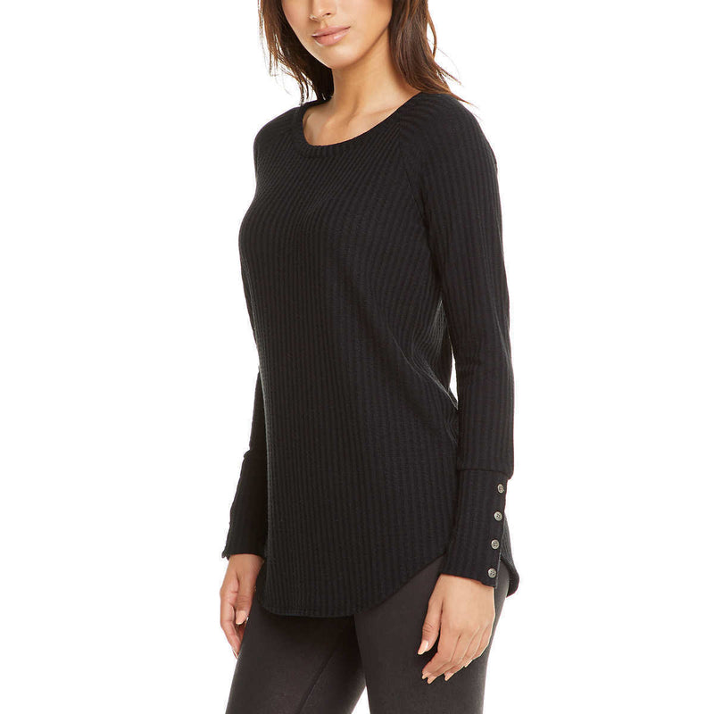 Chaser women's Long Sleeve Waffle Thermal Top