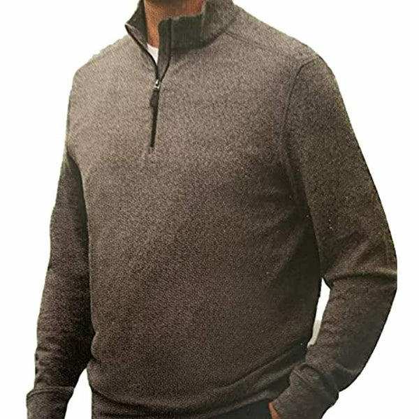 Greg Norman Men's 1/4 Zip Long Sleeve Pullover