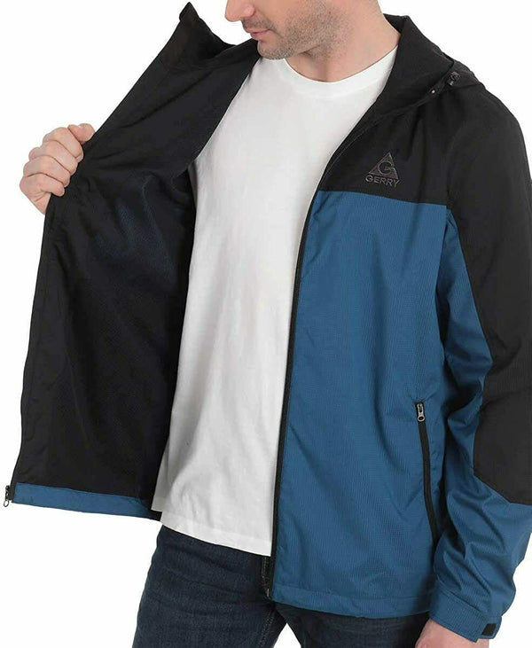 Gerry Men’s Lightweight Jacket- Blue/Black