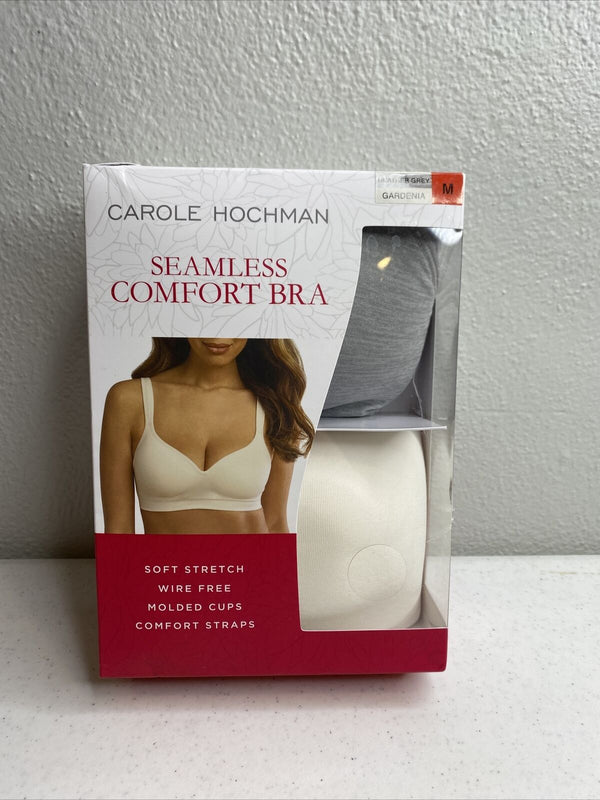 Carole Hochman Midnight Femmes 2-Pack Lisse Confort Soutien-gorge Open Box - afficher le titre d'origine