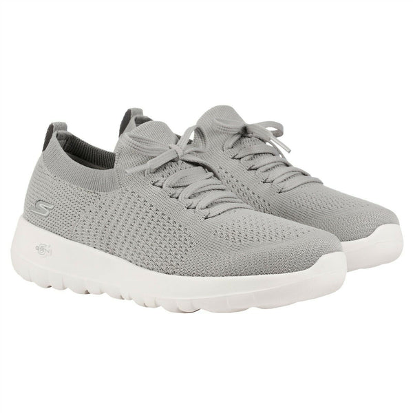 Skechers Womens Gray GO Walk Joy Fresh View Mesh Sneakers