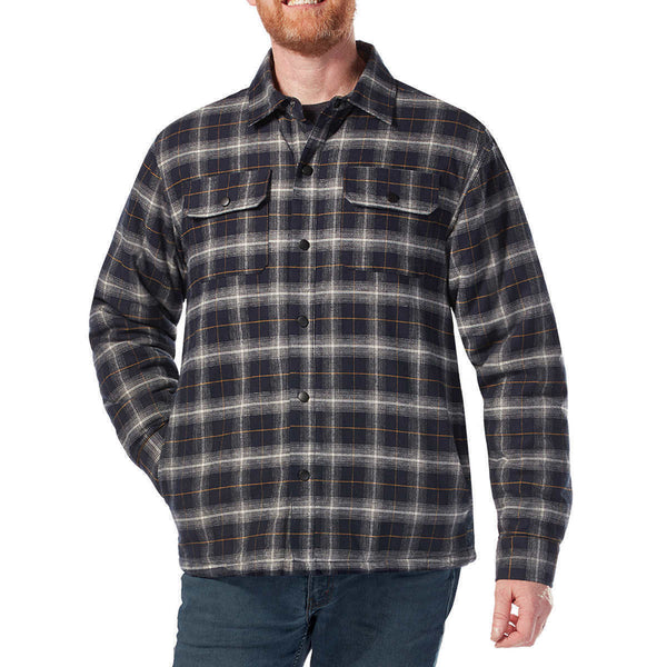 Rugged Elements Men's Flannel Utility Shirt Jacket