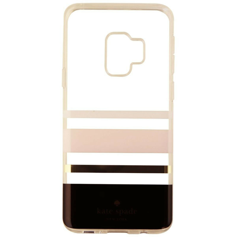 Kate Spade Flexible Hardshell Case for Galaxy S9 - Charlotte Stripe Black