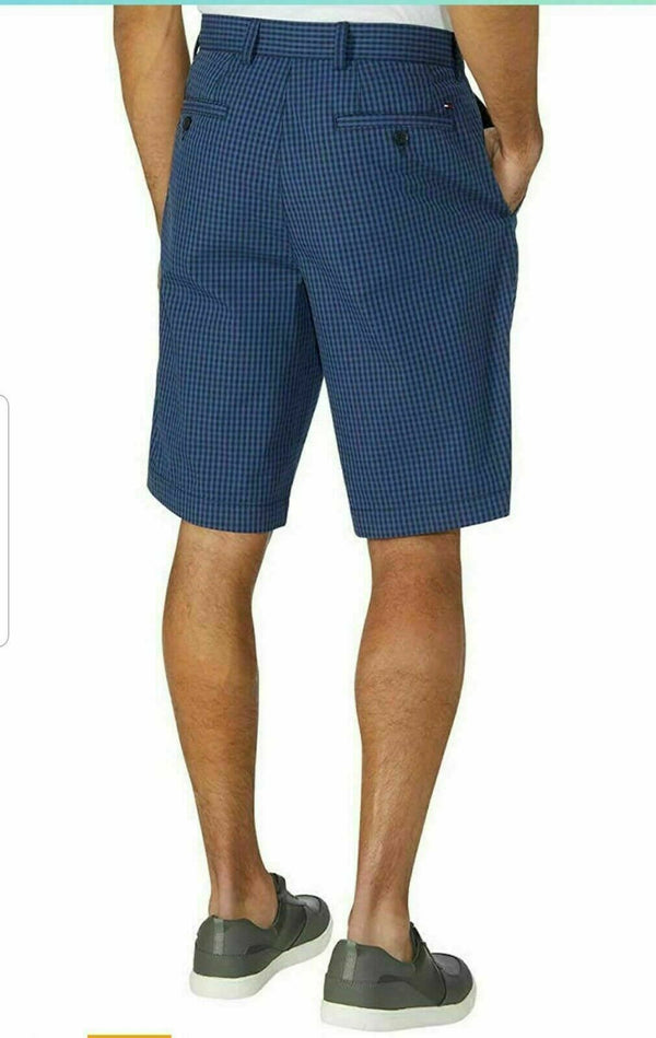 Tommy Hilfiger Men's Classic Fit Shorts as is blue