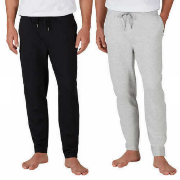 Eddie Bauer 2-Pack Lounge Jogger Pants, Size XL, Color Grey/Black