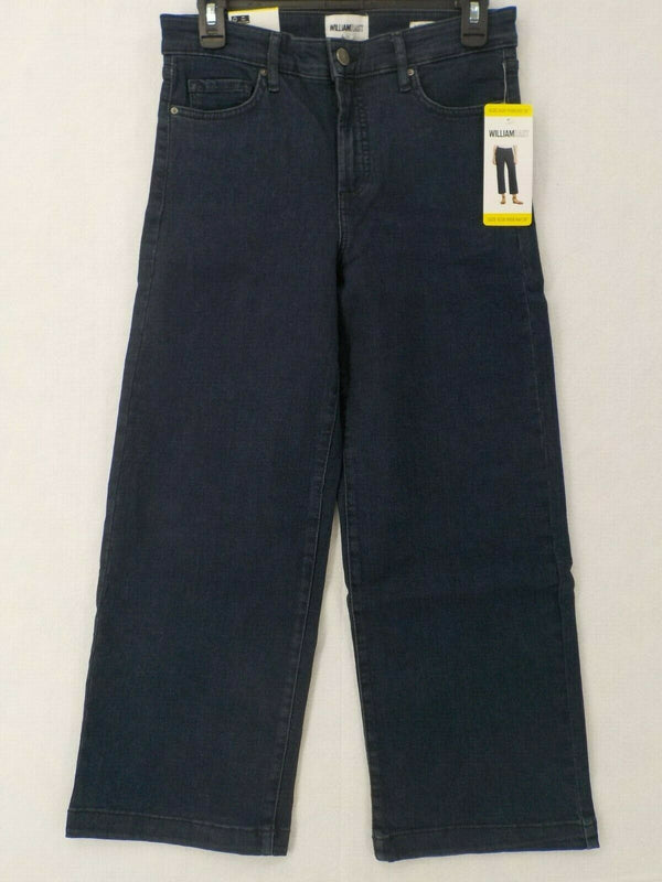 William Rast Wide leg Crop Dark Blue Comfort Pockets Jeans Bottoms