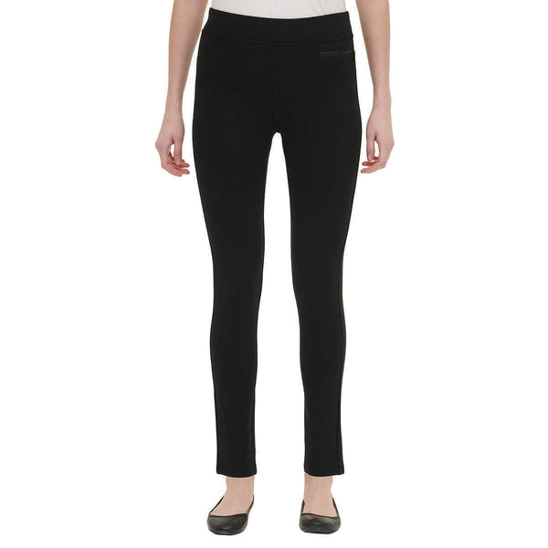 Women's Mid Rise Pull On Ponte Ankle Pants