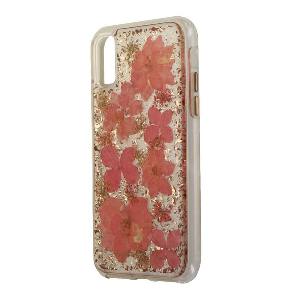 Case-Mate Karat Petals Series Hard Case for Apple iPhone Xs/X - Pink Flowers