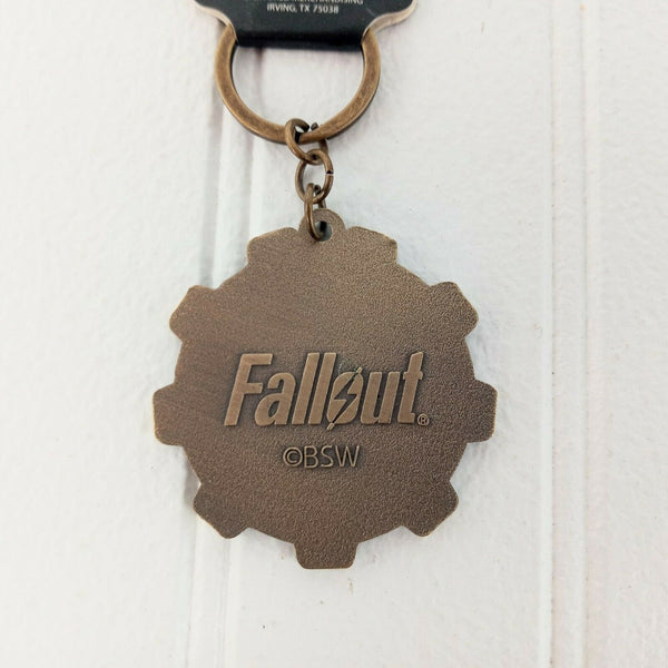 Fallout Vault 111 Metal Logo Keychain Keyring NWT