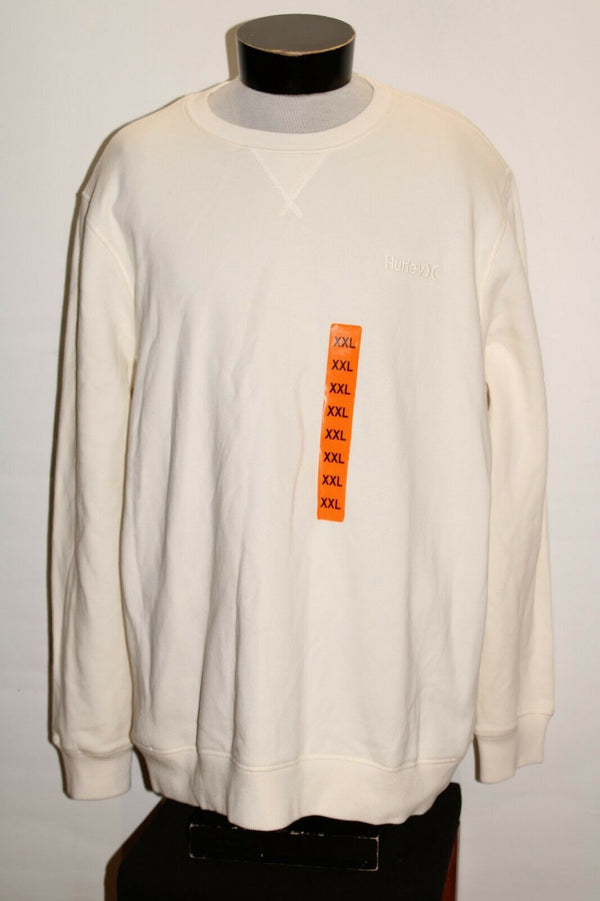 Hurley white crewneck sweatshirt