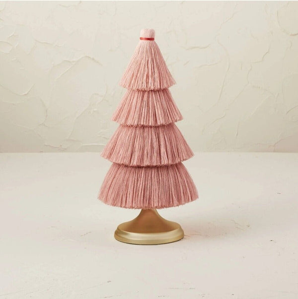 Opalhouse Jungalow Pink/Mauve 12” Tassel Trees Christmas