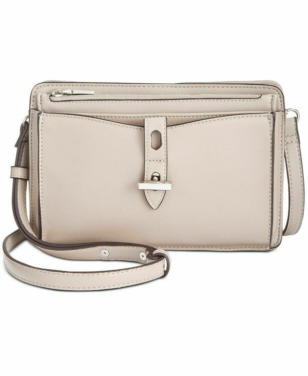 INC Haili Beige Crossbody BAG cobblestone