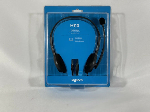 Logitech H110 Black Headband Headset