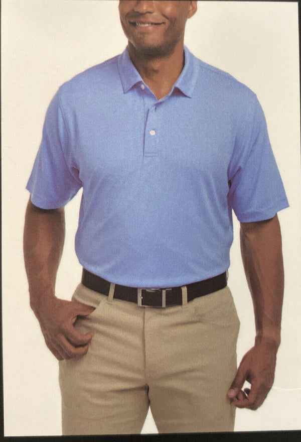 Pebble Beach Mens Dry-luxe Performance Polo Golf Shirt Regatta