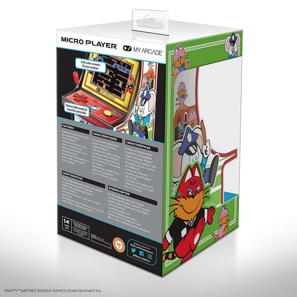 MY ARCADE MAPPY 6" Micro Arcade Machine Portable Handheld Video Game