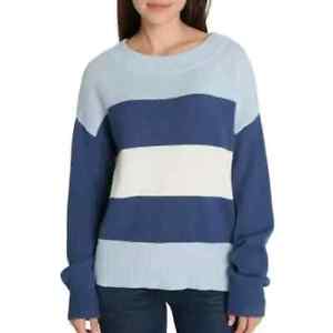 Lucky Brand Colorblock Pullover Sweater Blue Multi