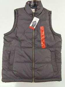 Men's Weatherproof Vintage Flannel Lined Quilted Vest