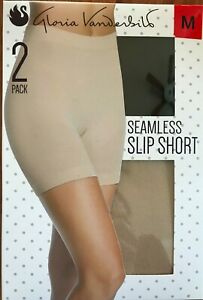 Gloria Vanderbilt Seamless Slip Short 2 Pack