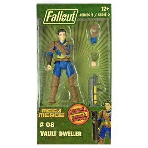 Fallout Series 2 #08 Vault Dweller Buildable Action Figure Mega Merge. BNIB
