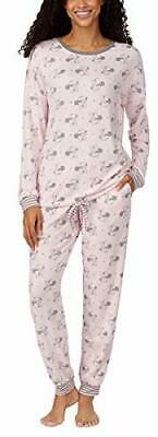 Disney Womens 2 Piece Cozy Pajama Set (Mickey Mouse, )