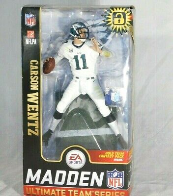 Carson Wentz Philadelphia Eagles McFarlane Toys NFL Madden NFL 19 Team Series 1
