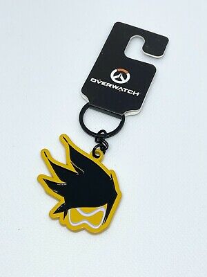 Overwatch TRACER Character Logo Official KeyChain Key Ring Chain Blizzard Sealed