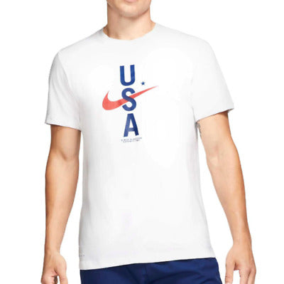 Nike Men's Large - TEAM USA DRI-FIT TRAINING SHIRT - White