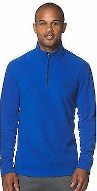 Chaps Sports Men's 1/4 Zip Fleece Pullover BLUE