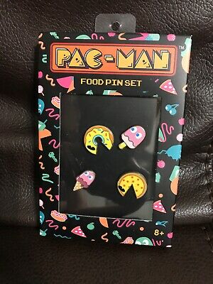 PAC-MAN | 4 Piece Food Pin Set