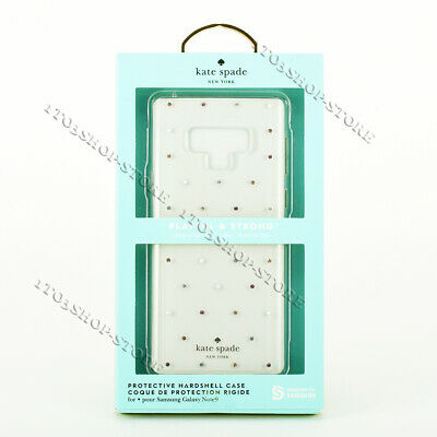 Kate Spade Hardshell Case for Samsung Galaxy Note 9 Pin Dot Gems