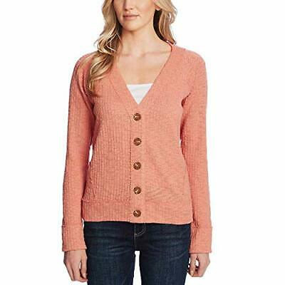 Two by Vince Camuto Women's Long Sleeve Button Up Cardigan