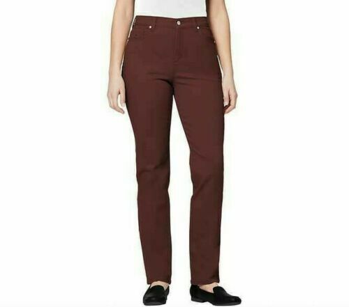 Gloria Vanderbilt Women Original Slimming Tapered Amanda Jeans VELVET WINE