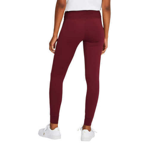 PUMA Tight Active Jogger Sweat Pants Womens BURGUNDY