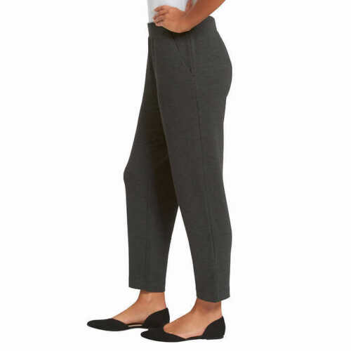 Jessica Simpson Carcie Black Pull on Knit Pant DARK GREY