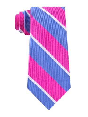 TOMMY HILFIGER Mens Pink Stripe Classic Neck Tie