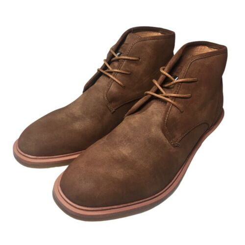 Nautica Mens Chukka Boots Linkside Brown Suede Lace Up Casual 8M
