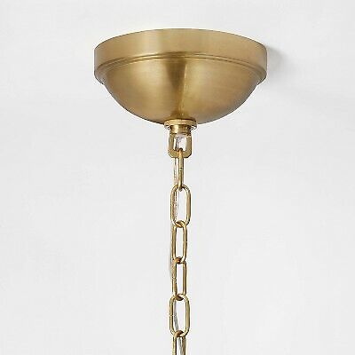 Milk Glass Ceiling Pendant Brass - Threshold™ designed with Studio McGee
