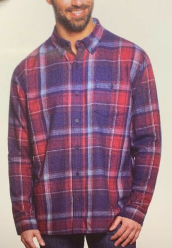 Weatherproof Vintage Men Long Sleeve Flannel Shirt