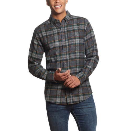 Weatherproof Vintage Men Long Sleeve Flannel Shirt