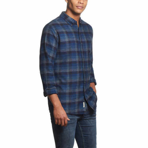 Weatherproof Vintage Men Long Sleeve Flannel Shirt