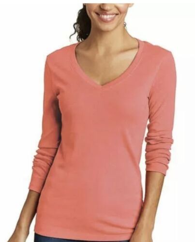 Eddie Bauer Women's Favorite Long-Sleeve V-Neck T-Shirt