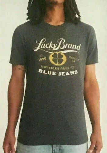 LUCKY BRAND Men's Short Sleeves Graphic Crew Neck T Shirt