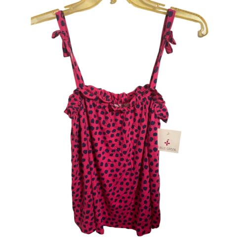 Fall's Creek Women's Tie Strap Cheetah Print Tank Top