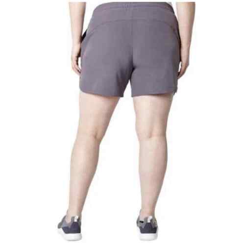Mondetta Stretch Woven Shorts   Lounge Slit Relaxed Fit Curved Hem Active