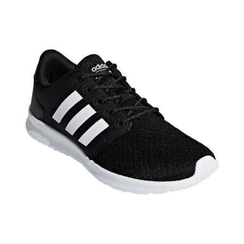 Adidas Women's Cloudfoam Qt Racer Running Shoe Carbon Black