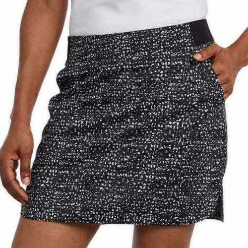 Cypress Club Women's Slimming Travel Skort BALCK/WHITE